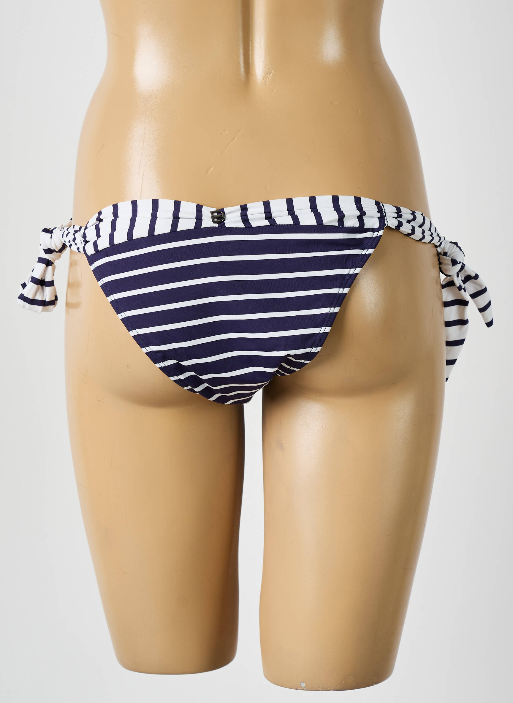 Maudymosi kelnaitės satino audinys bikini mėlyna DESPI moteris