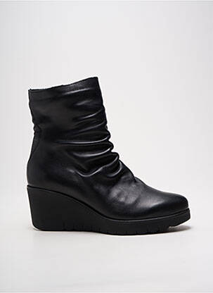 Batai/botai satino audinys kulnas nuo 7 iki 9 cm juodas PAULA URBAN moteris