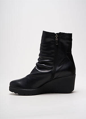 Batai/botai satino audinys kulnas nuo 7 iki 9 cm juodas PAULA URBAN moteris