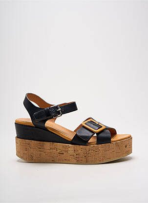 Sandalai/nu pėdos lygus medžiaga kulnas nuo 7 iki 9 cm juodas MINKA DESIGN moteris
