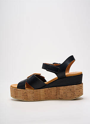 Sandalai/nu pėdos lygus medžiaga kulnas nuo 7 iki 9 cm juodas MINKA DESIGN moteris