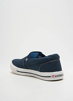 Slip-on batai apvalus mygtukas apvalus mygtukas mėlyna WESTLAND vyras