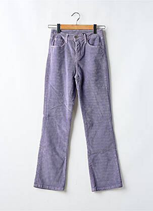 Tiesi kelnė tamprumas normala dydis violetinis DENIM STUDIO moteris