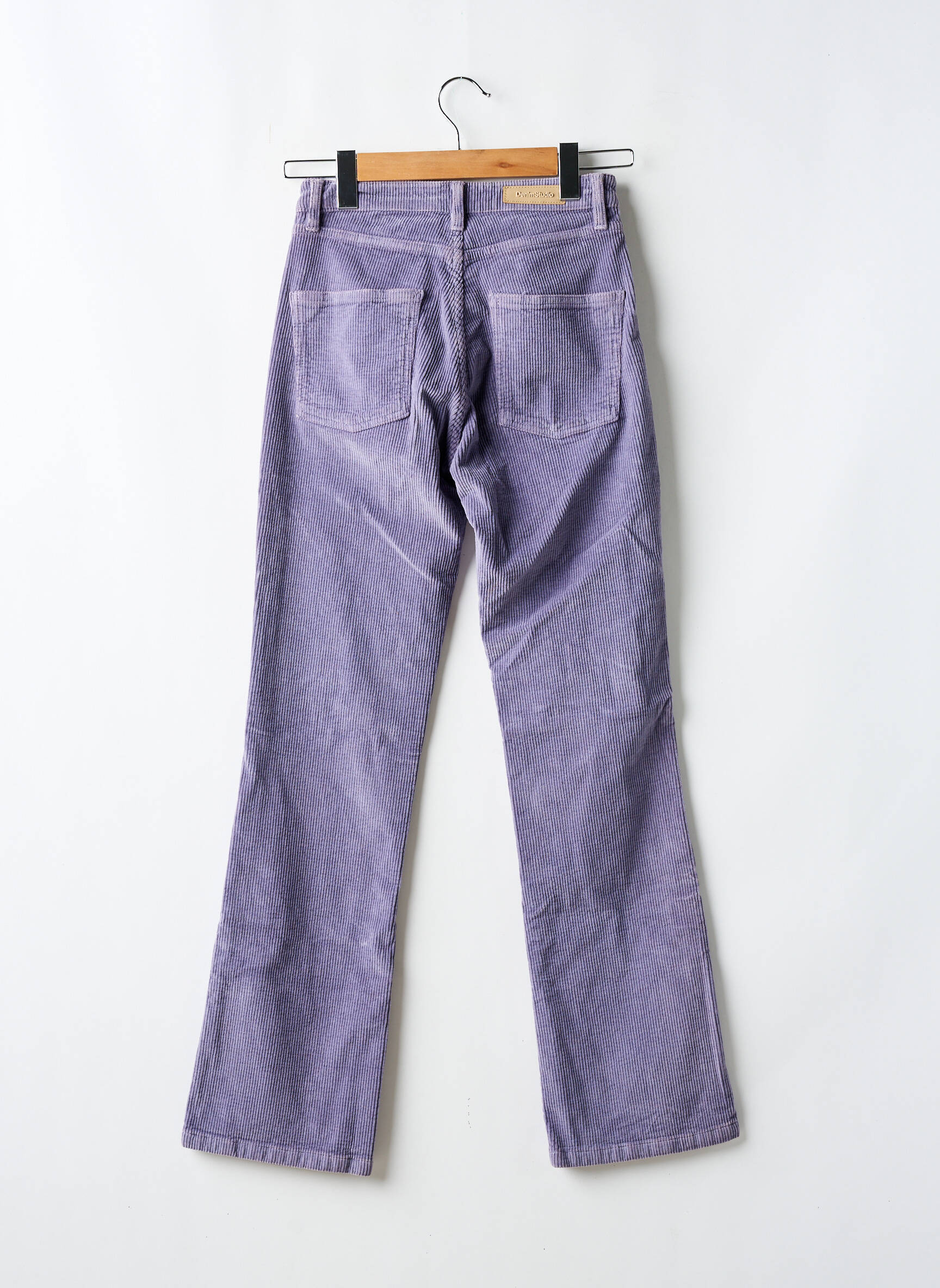 Tiesi kelnė tamprumas normala dydis violetinis DENIM STUDIO moteris
