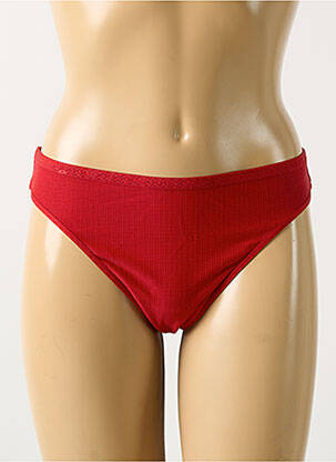 Tanga satino audinys raudona MARLIES DEKKERS moteris