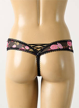 Tanga tamprumas juodas FREYA moteris