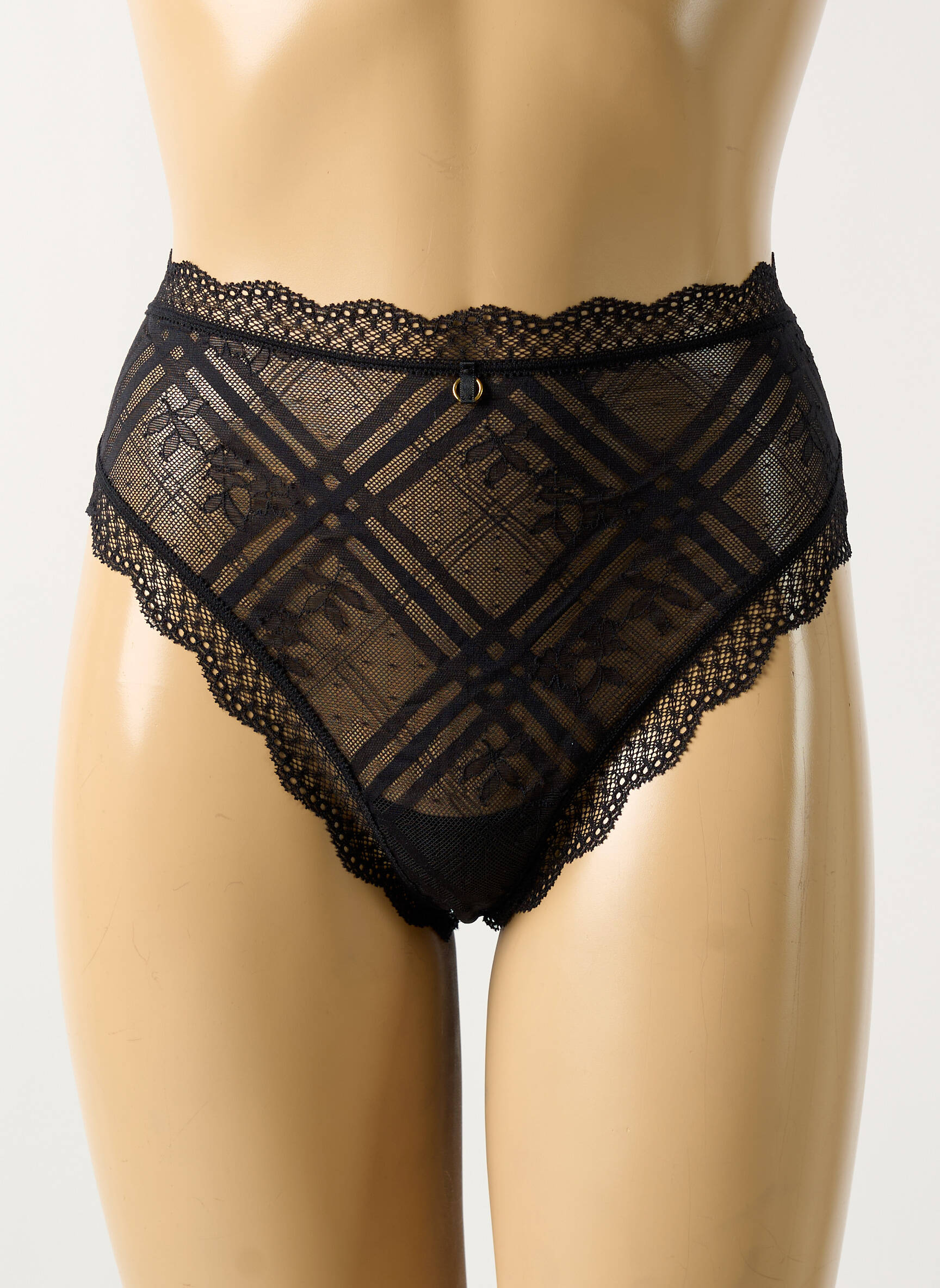 Tanga tamprumas juodas FREYA moteris
