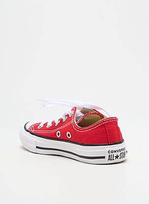 Bėgimo bateliai apvalus mygtukas apvalus mygtukas raudona CONVERSE vaikas