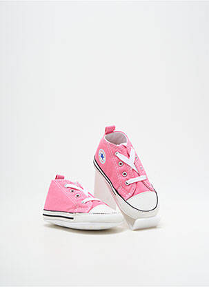 Bateliai/pantofliai apvalus mygtukas apvalus mygtukas rožinė CONVERSE mergina