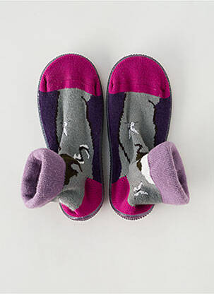Bateliai/pantofliai apvalus mygtukas apvalus mygtukas violetinis BERTHE AUX GRANDS PIEDS mergina