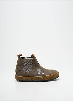Batai/botai nubuko audinys apvalus mygtukas žalias BOPY berniukas