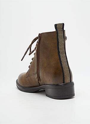 Batai/botai žemas kulnas plokščias kulnas iki 3 cm rudas DÉES SHOES moteris