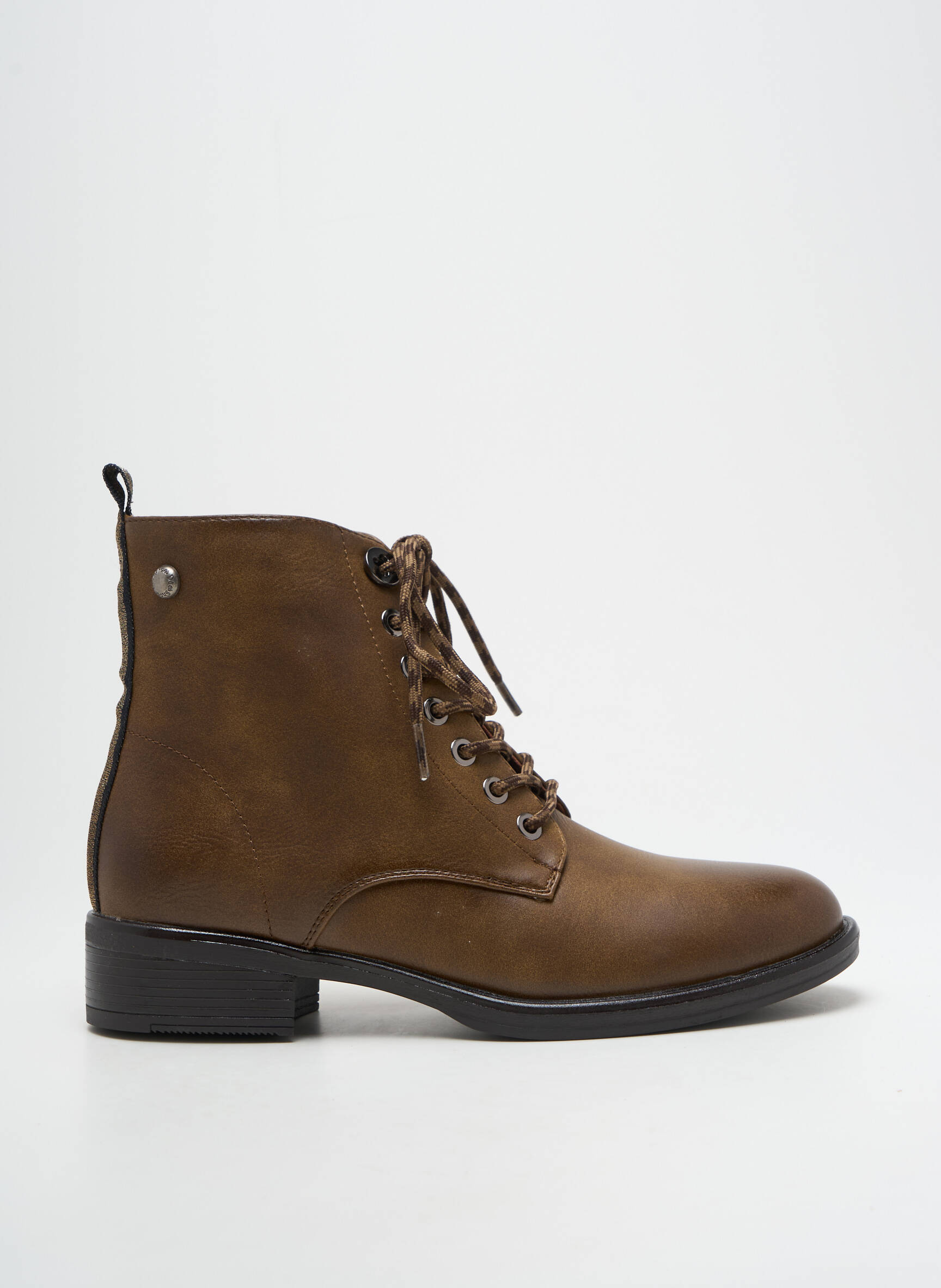 Batai/botai žemas kulnas plokščias kulnas iki 3 cm rudas DÉES SHOES moteris