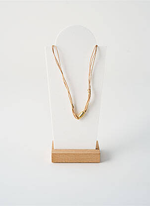 Kaklaraištis perlų ornamentas auksas BY GARANCE moteris