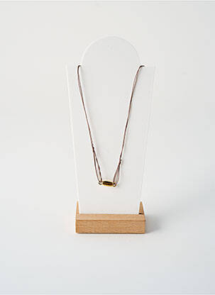 Kaklaraištis perlų ornamentas rožinė BY GARANCE moteris