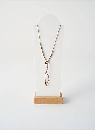 Kaklaraištis perlų ornamentas sidabrinė BY GARANCE moteris