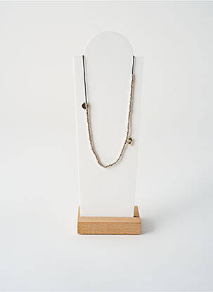 Kaklaraištis perlų ornamentas sidabrinė BY GARANCE moteris