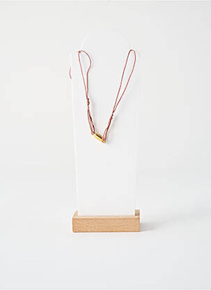 Kaklaraištis perlų ornamentas auksas BY GARANCE moteris