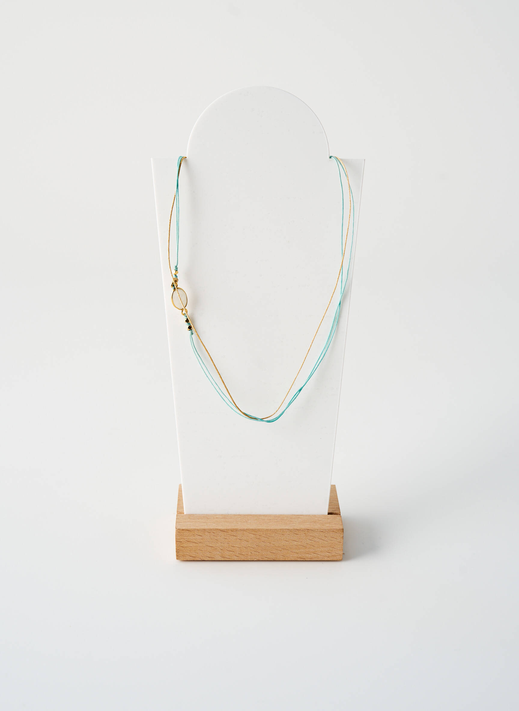 Kaklaraištis magnetinė užtrauktukas auksas BY GARANCE moteris