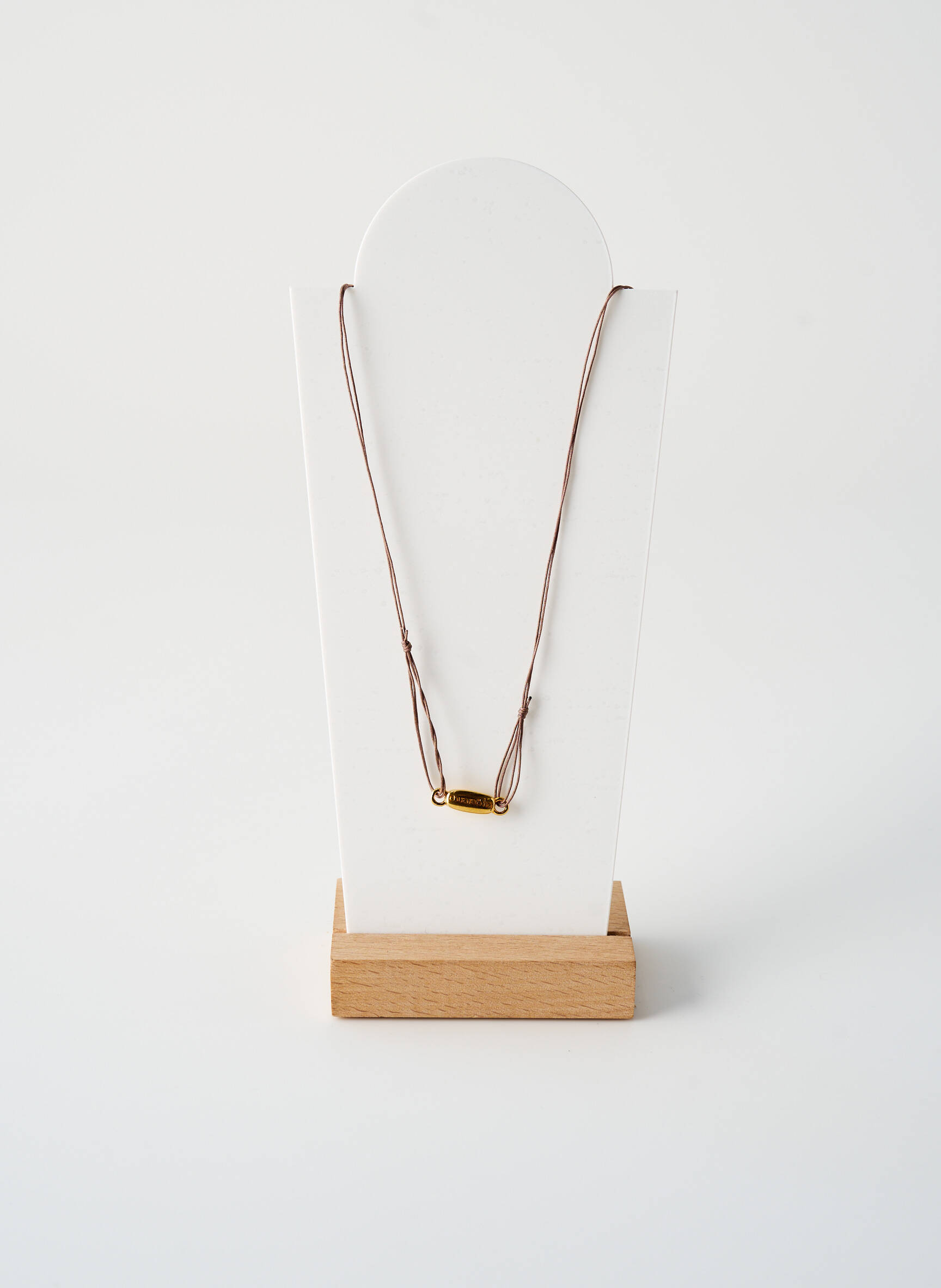 Kaklaraištis perlų ornamentas rožinė BY GARANCE moteris