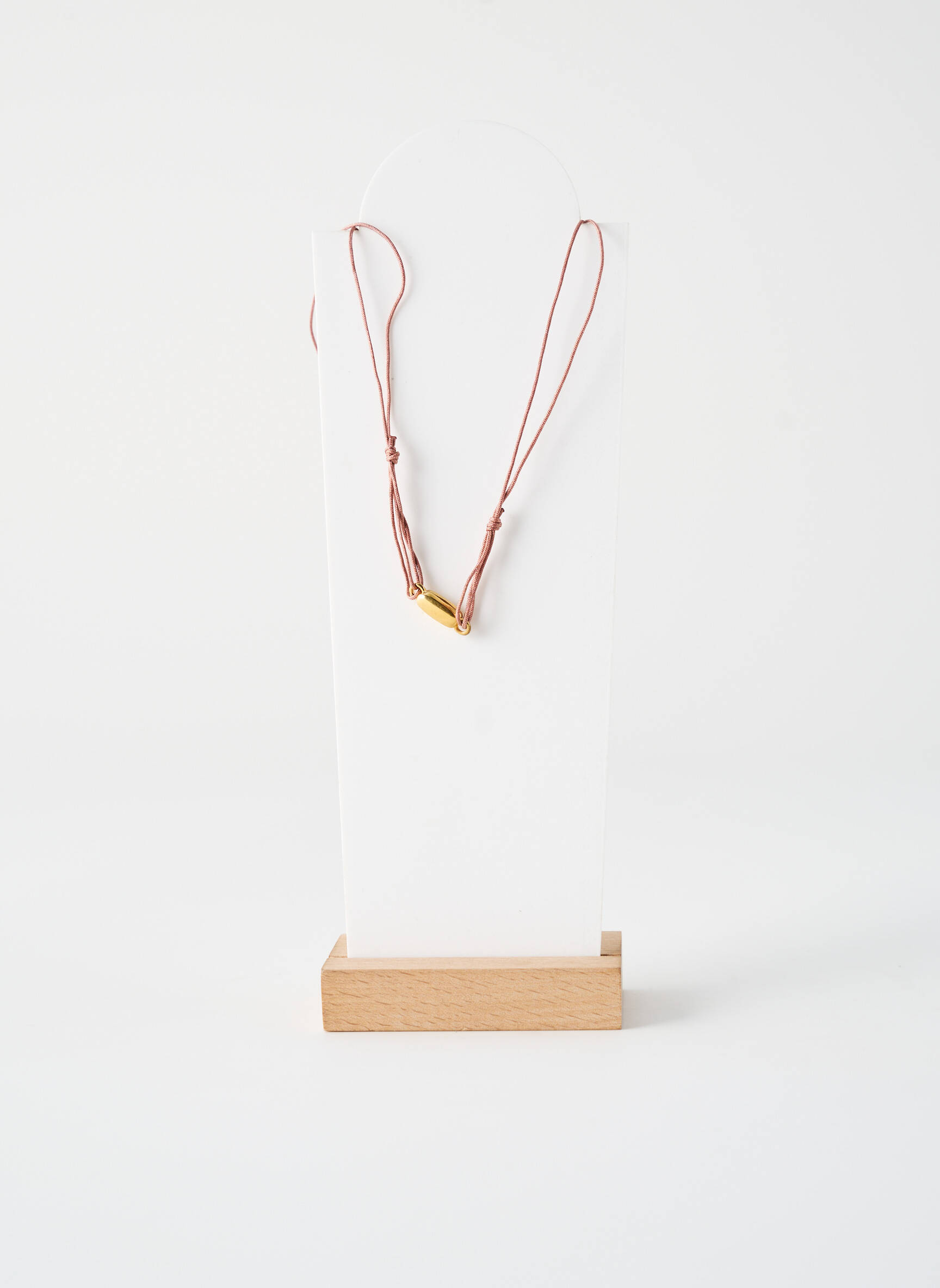 Kaklaraištis perlų ornamentas auksas BY GARANCE moteris