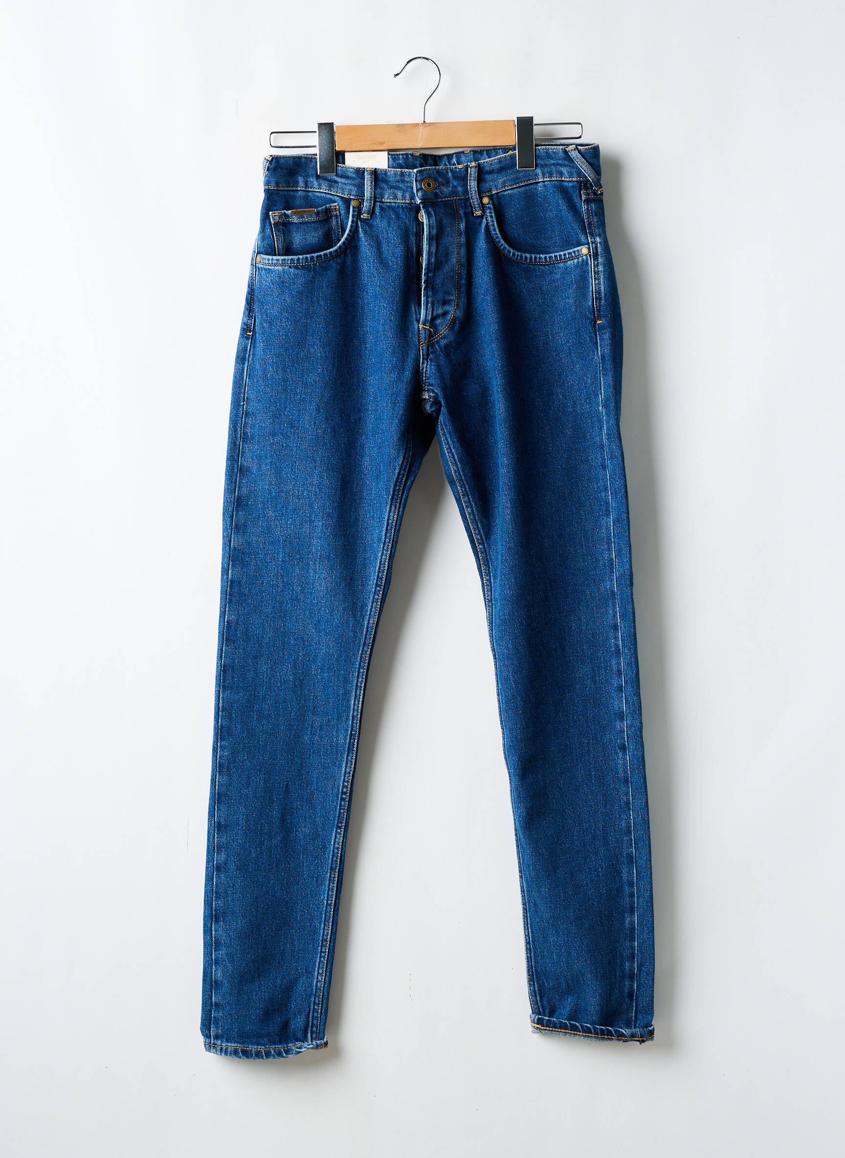 Lieknos džinsai kišenės mėlyna PEPE JEANS vyras
