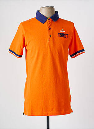 Polo tiesi kirpimas trumpas rankovės oranžinė TERROT vyras
