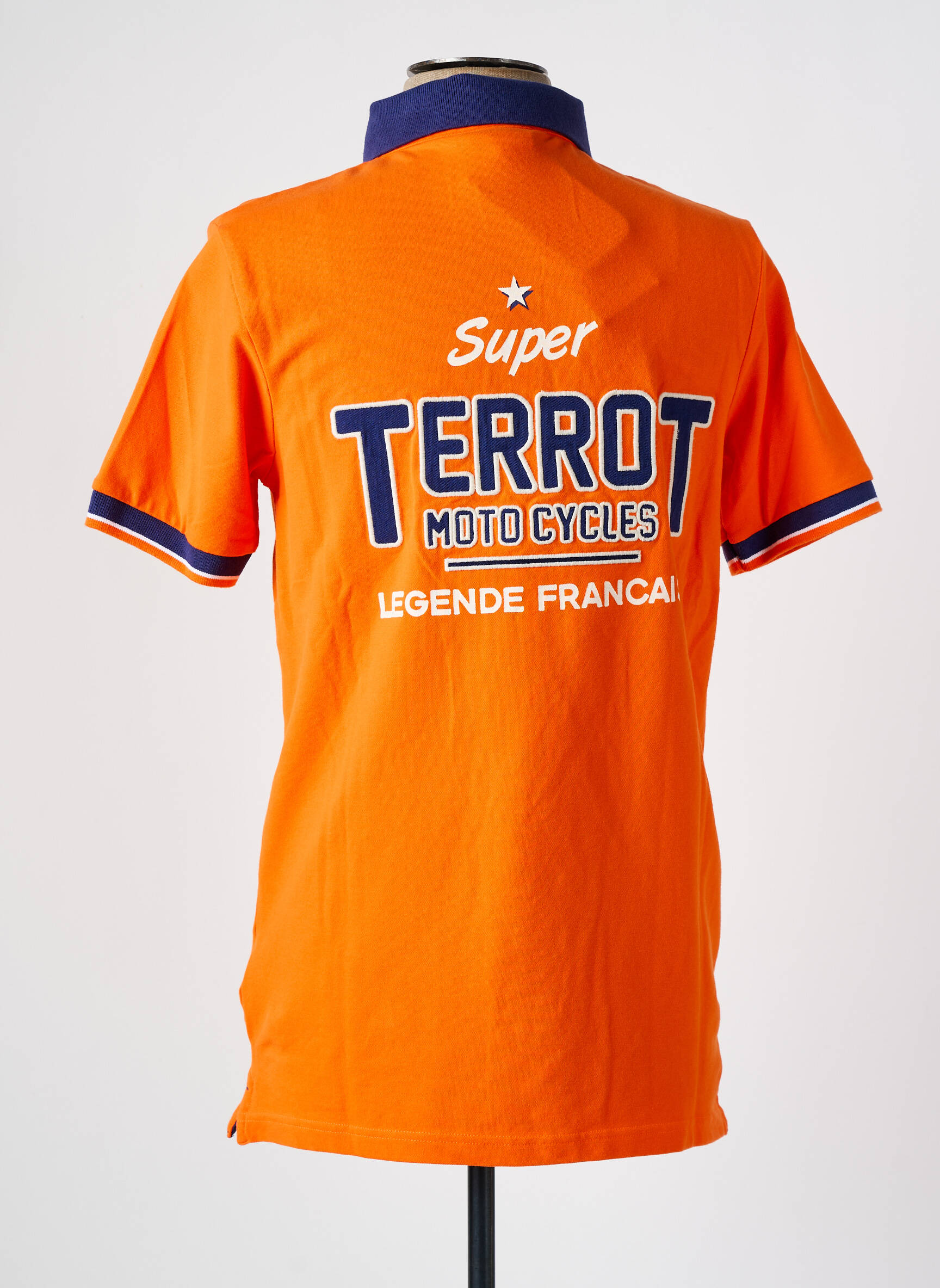 Polo tiesi kirpimas trumpas rankovės oranžinė TERROT vyras