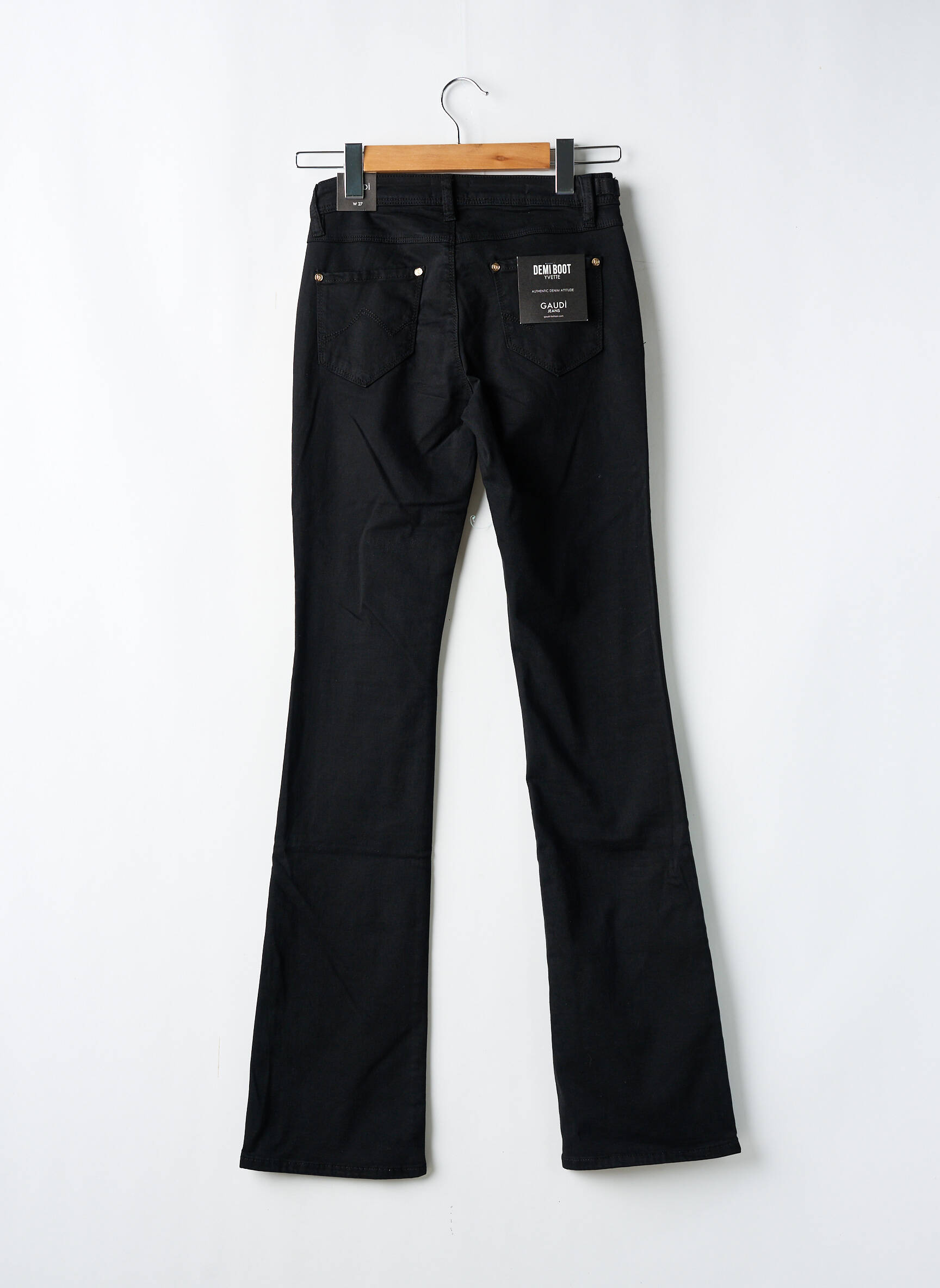 Bootcut džinsai normala dydis normala dydis juodas GAUDI moteris
