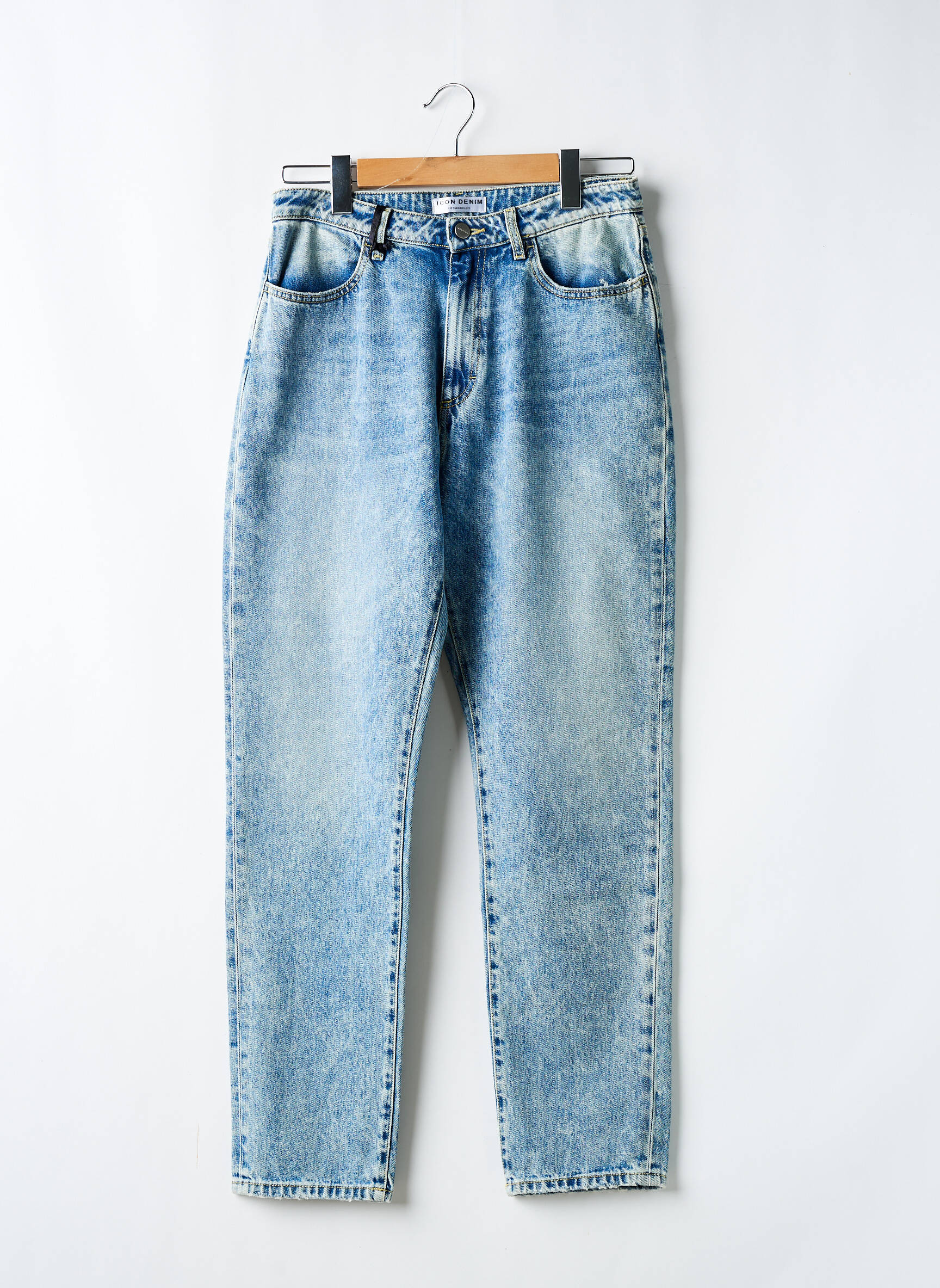 Plačios džinsai normala dydis normala dydis mėlyna ICON DENIM moteris