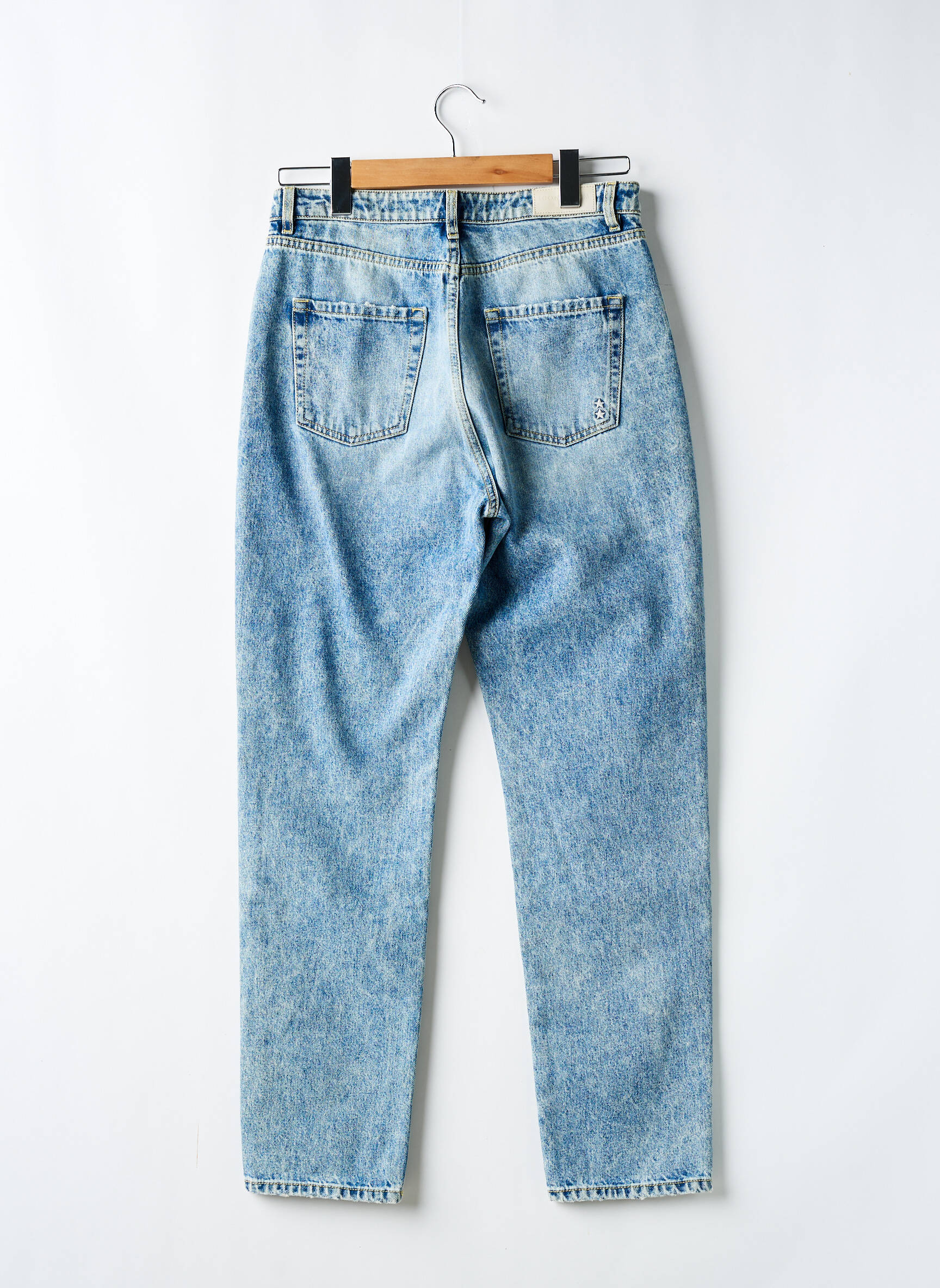Plačios džinsai normala dydis normala dydis mėlyna ICON DENIM moteris