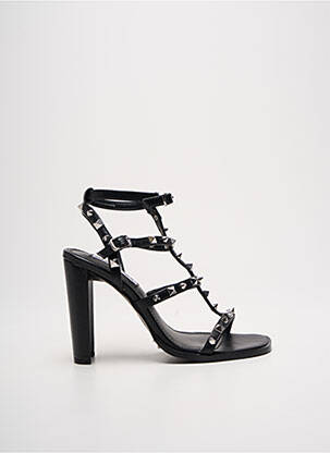 Sandalai/nu pėdos lygus medžiaga 10 cm ir daugiau aukštakulniai juodas STEVE MADDEN moteris