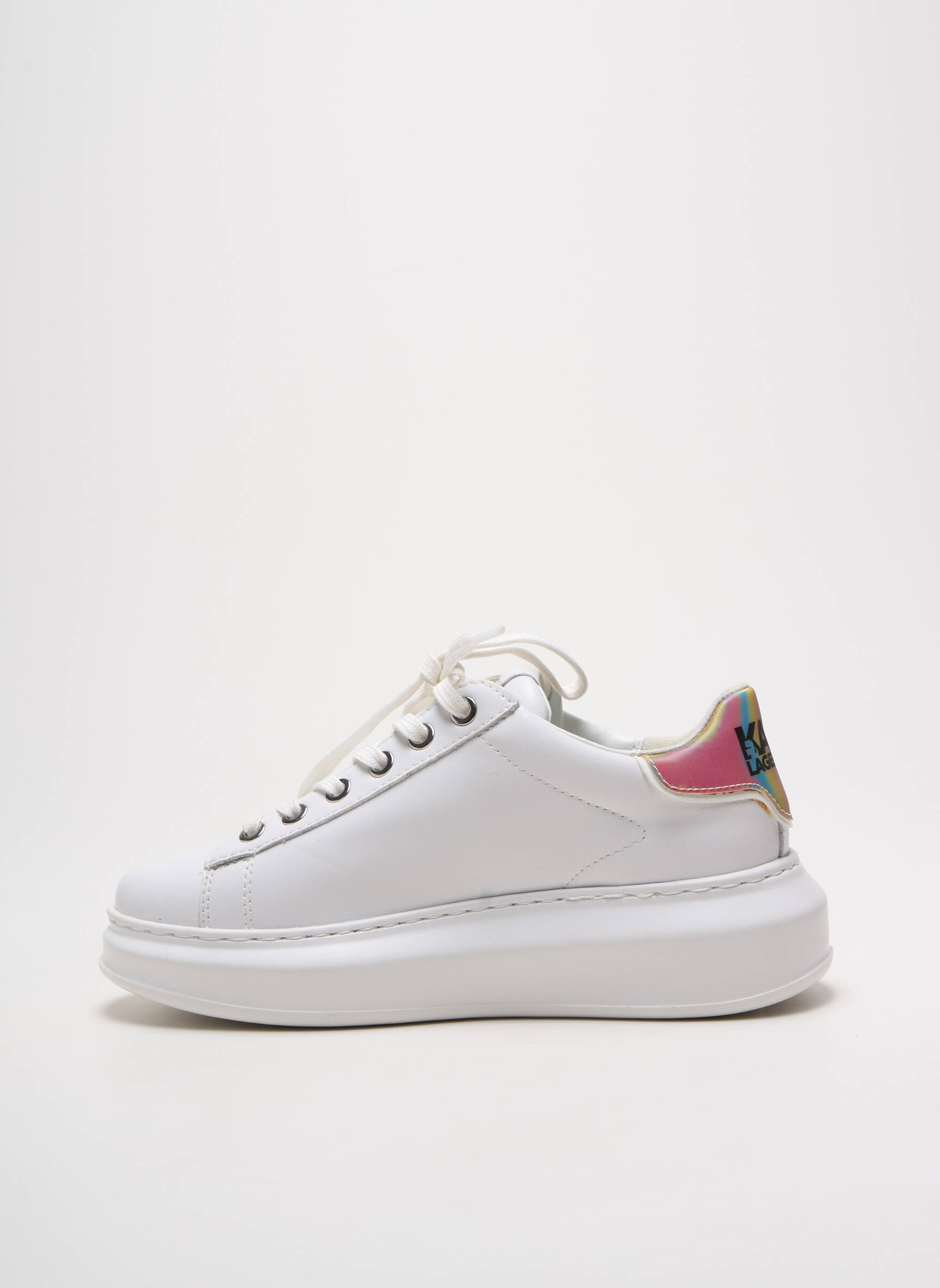 Bėgimo bateliai lygus medžiaga kulnas nuo 4 iki 6 cm baltas KARL LAGERFELD moteris