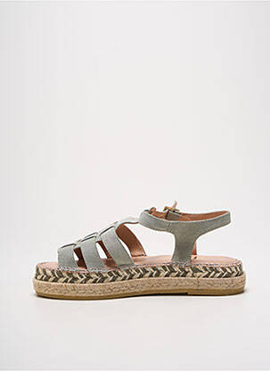 Espadrilės amortizuojančios pado tipas kulnas nuo 4 iki 6 cm pilka GAIMO moteris
