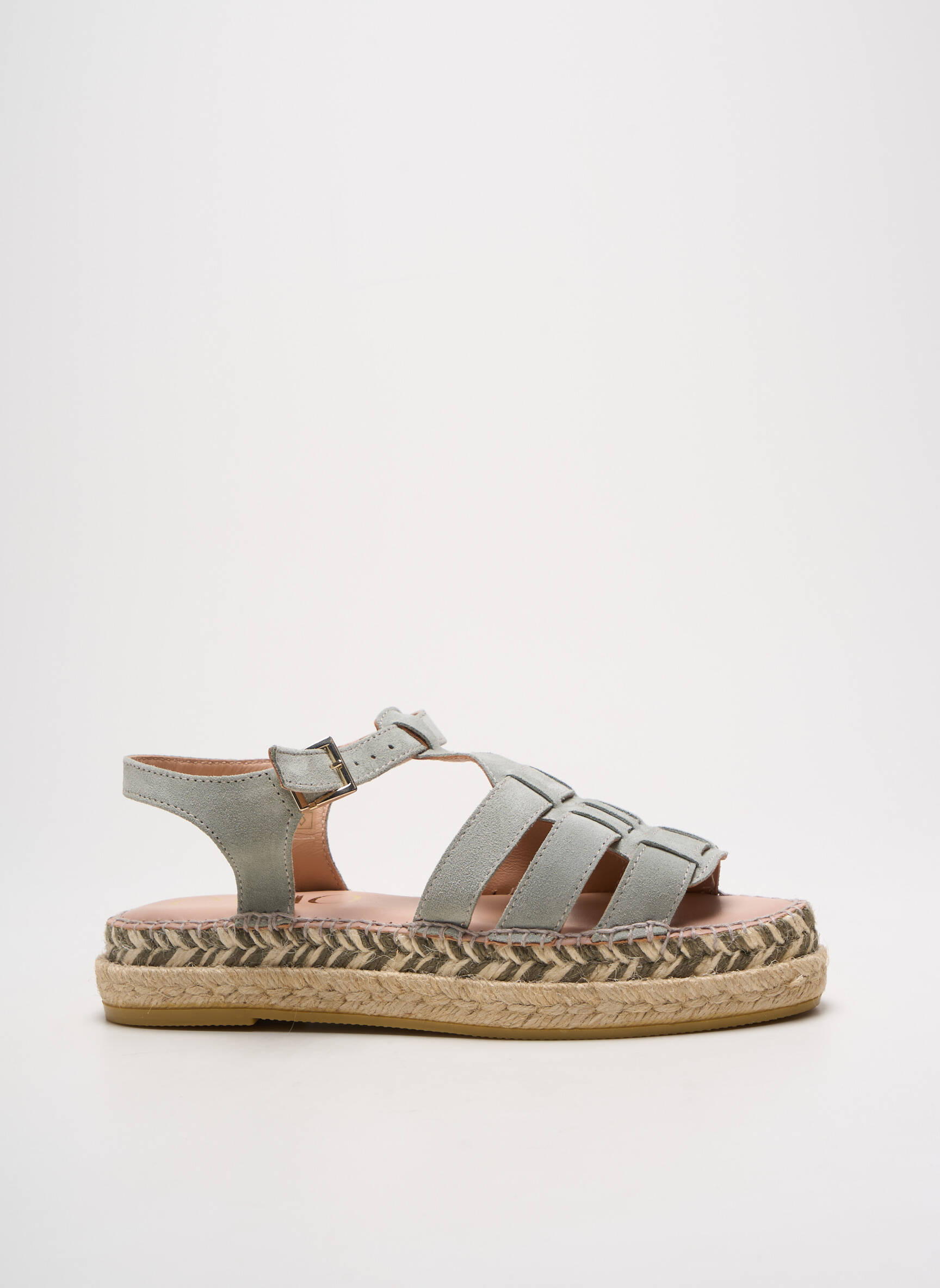 Espadrilės amortizuojančios pado tipas kulnas nuo 4 iki 6 cm pilka GAIMO moteris