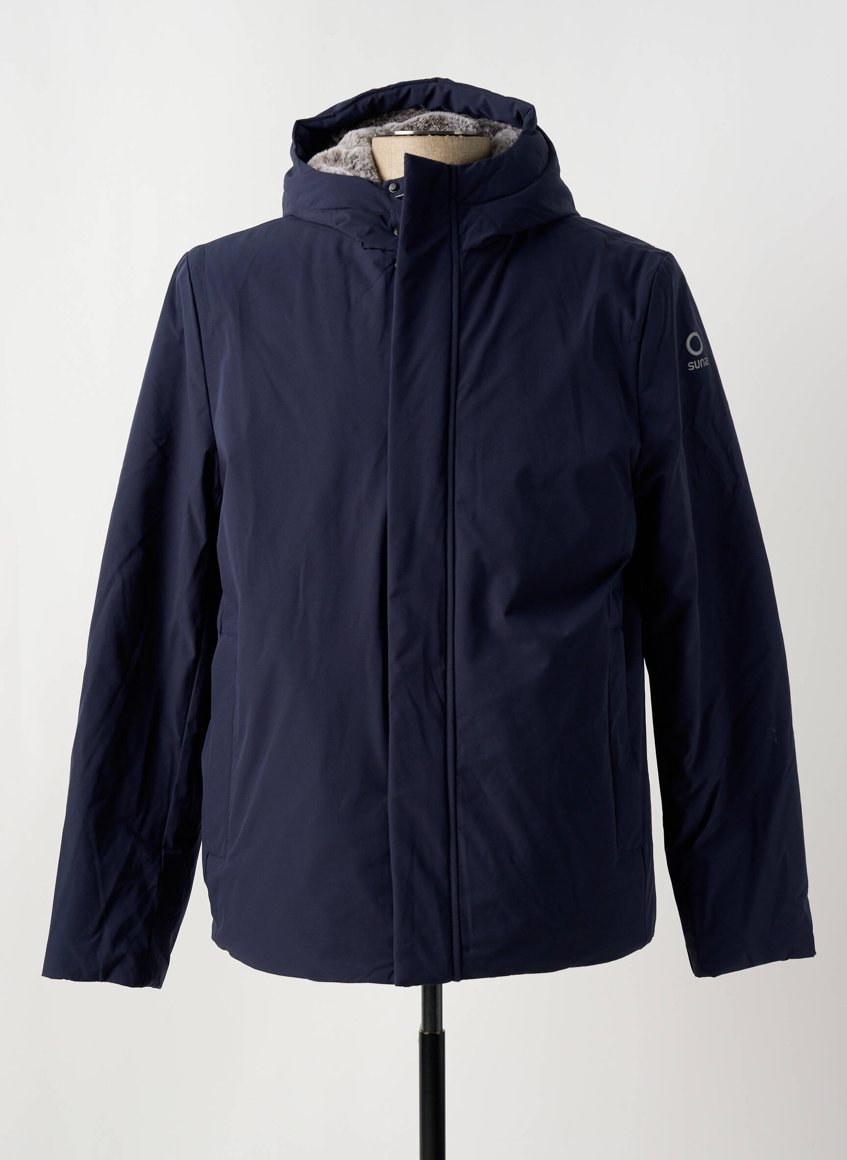 Parka ilgos rankovės su gobtuvu mėlyna SUNS BOARDS vyras