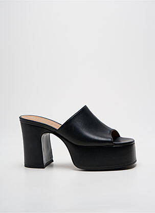 Mule/sabotai satino audinys kulnas nuo 7 iki 9 cm juodas FREE LANCE moteris