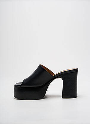 Mule/sabotai satino audinys kulnas nuo 7 iki 9 cm juodas FREE LANCE moteris