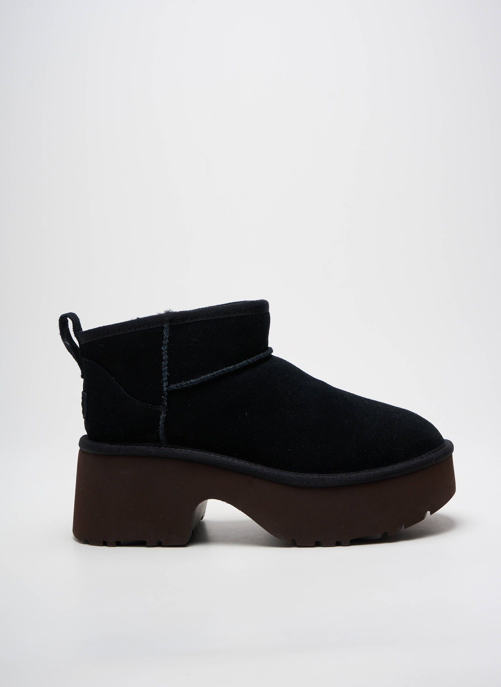 Batai/botai pamušalas kulnas nuo 7 iki 9 cm juodas UGG moteris