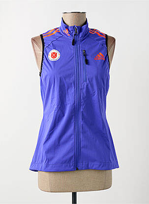 Kasdienis švarkas dvigubai apdailinta vidinė dalis violetinis ADIDAS moteris