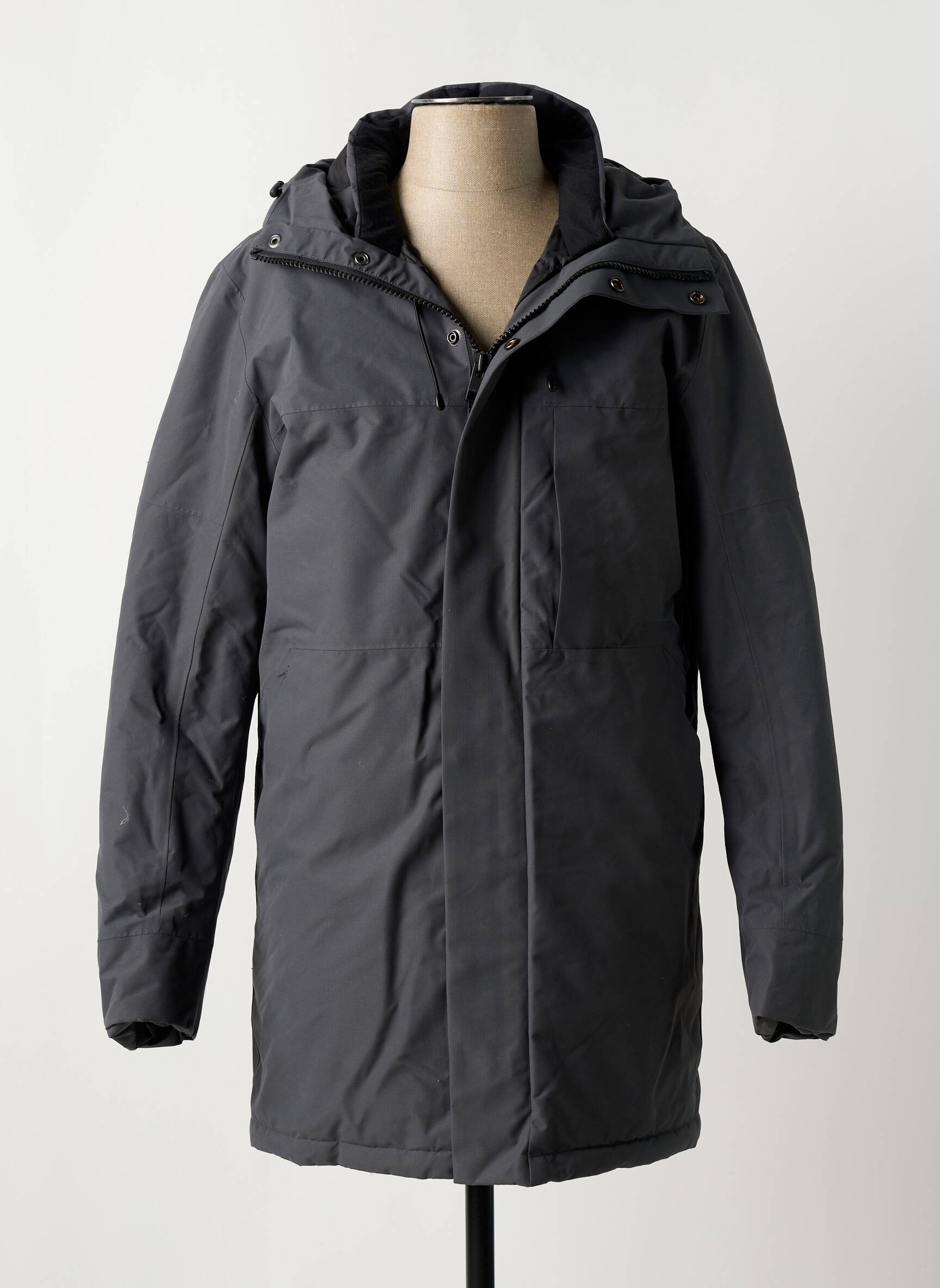 Parka ilgos rankovės su gobtuvu pilka JACK & JONES vyras