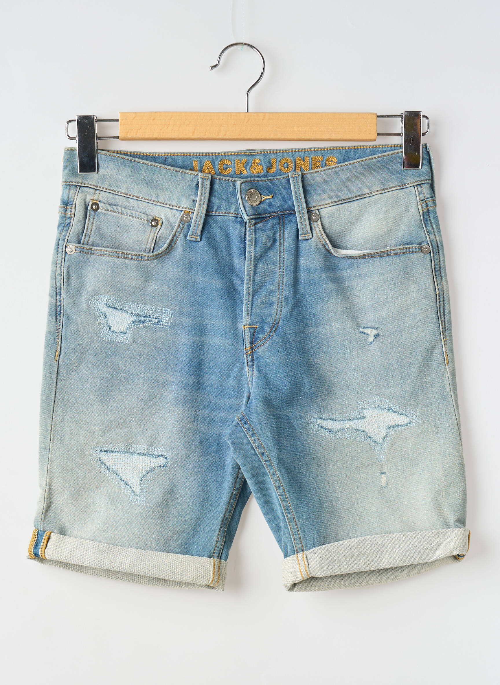 Bermudas denimo audinys normala dydis mėlyna JACK & JONES vyras