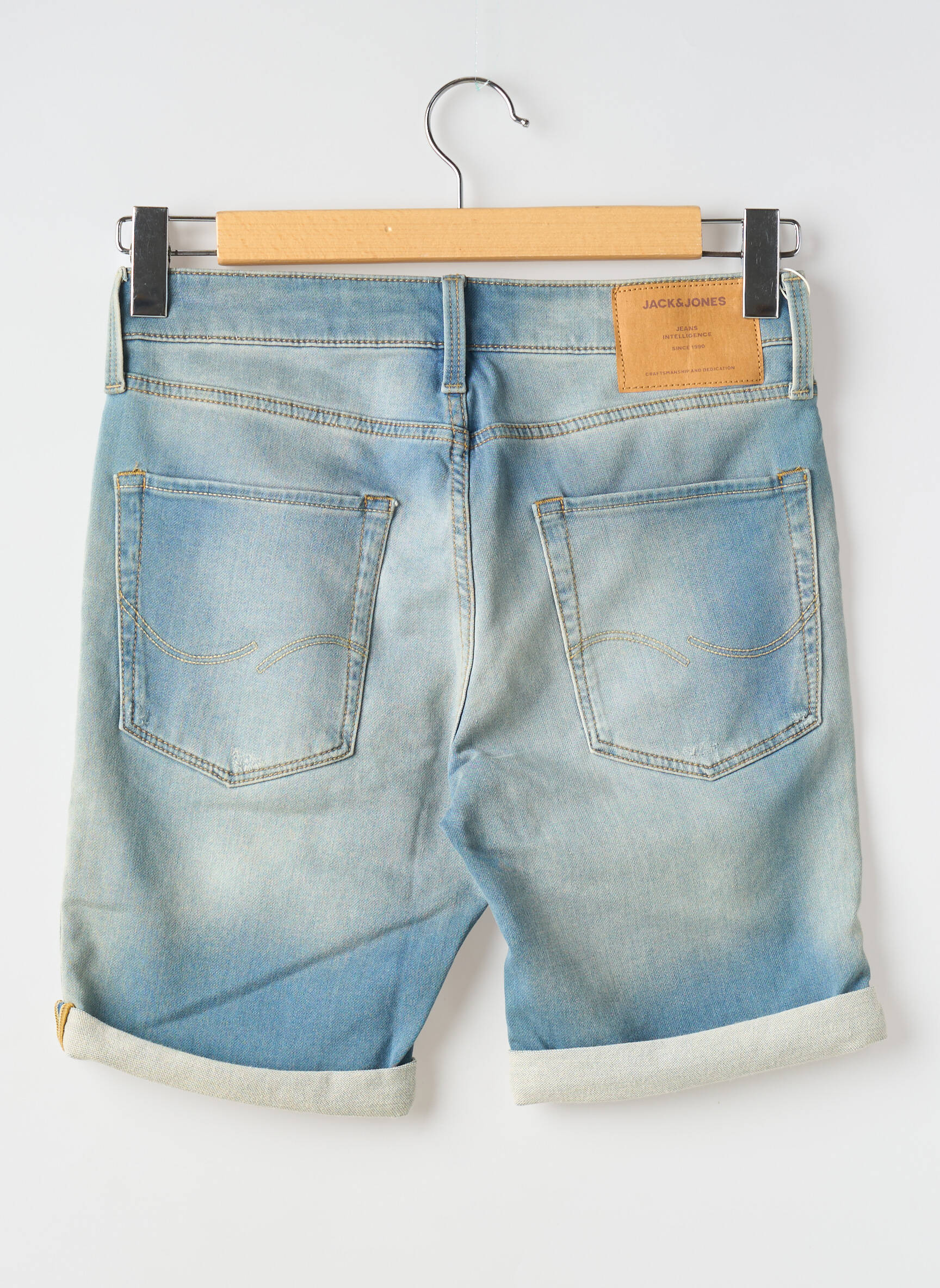 Bermudas denimo audinys normala dydis mėlyna JACK & JONES vyras