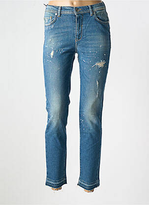 Lieknos džinsai nusidėvėjęs ir išblukęs efektas normala dydis mėlyna TRUSSARDI JEANS moteris