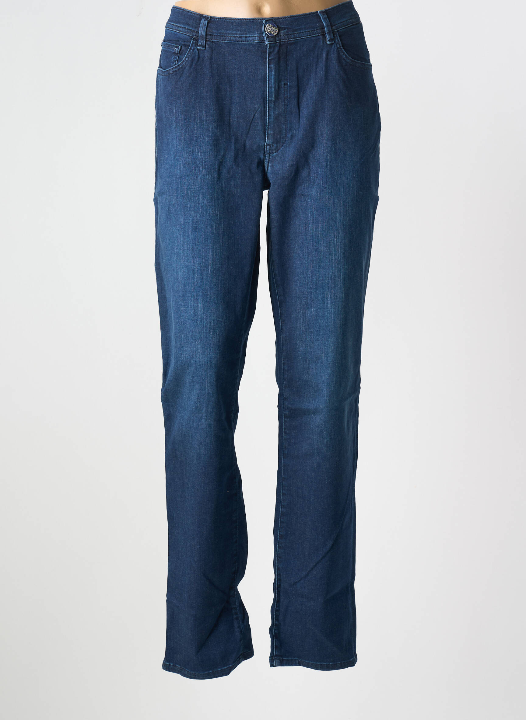 Lieknos džinsai brutinis audimas normala dydis mėlyna TRUSSARDI JEANS moteris
