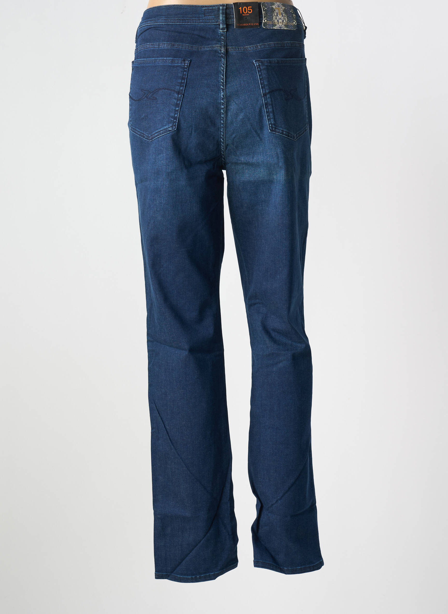 Lieknos džinsai brutinis audimas normala dydis mėlyna TRUSSARDI JEANS moteris