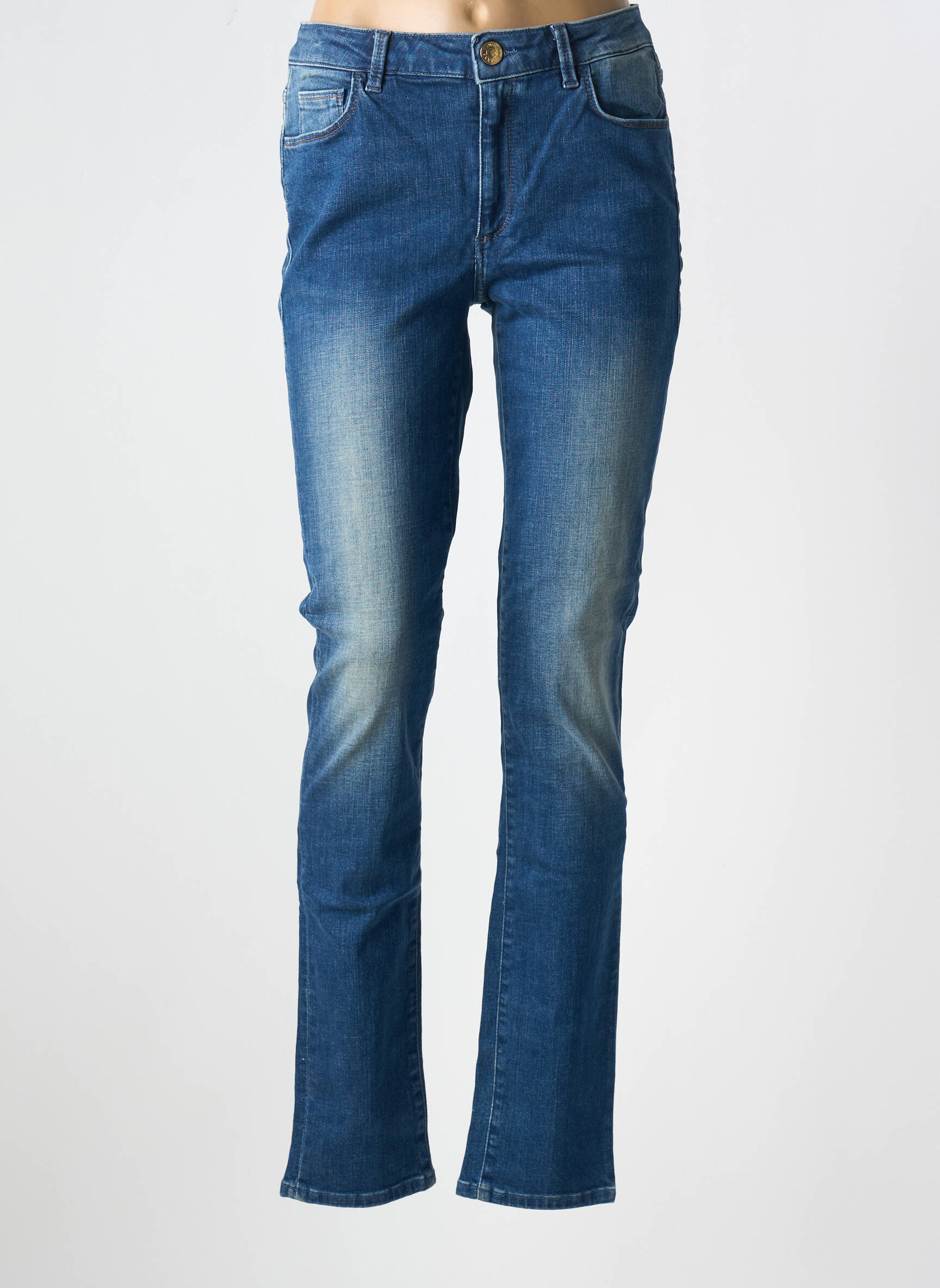 Lieknos džinsai tamprumas normala dydis mėlyna TRUSSARDI JEANS moteris