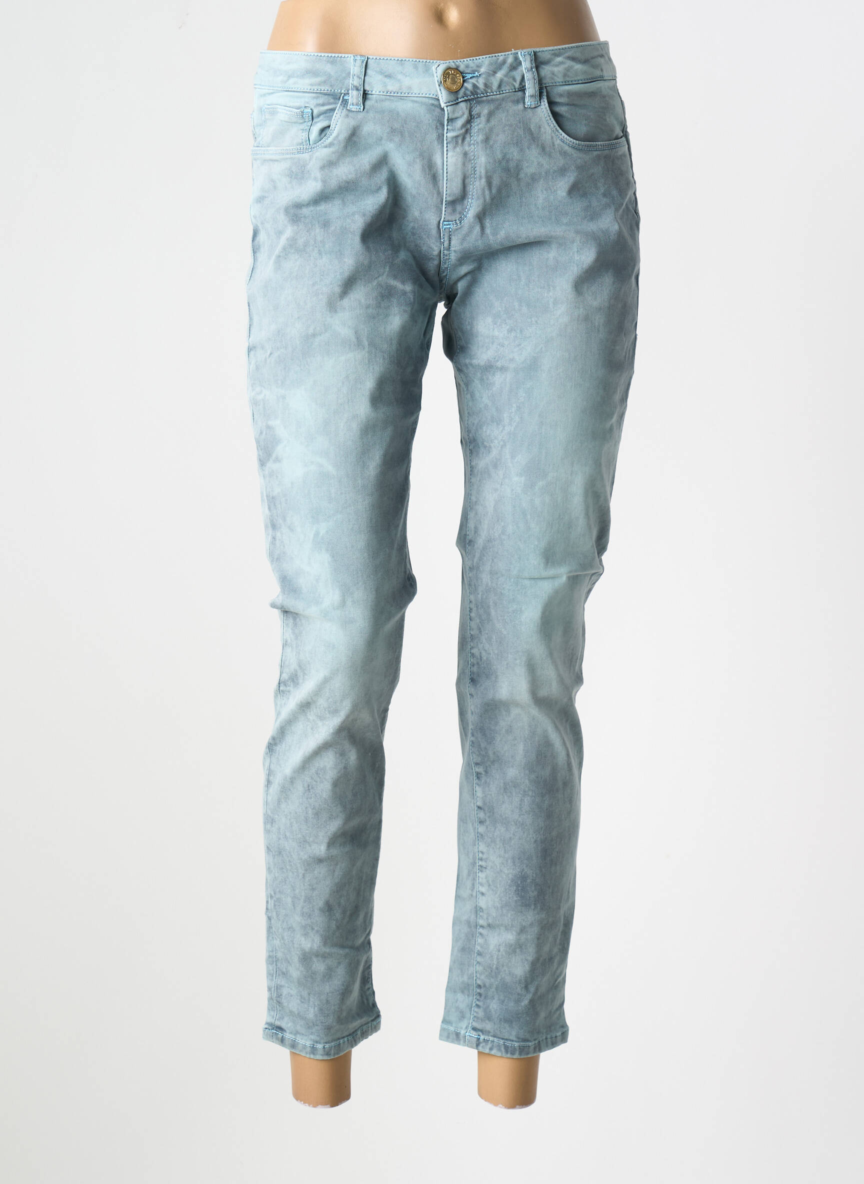 Lieknos džinsai tamprumas normala dydis mėlyna TRUSSARDI JEANS moteris