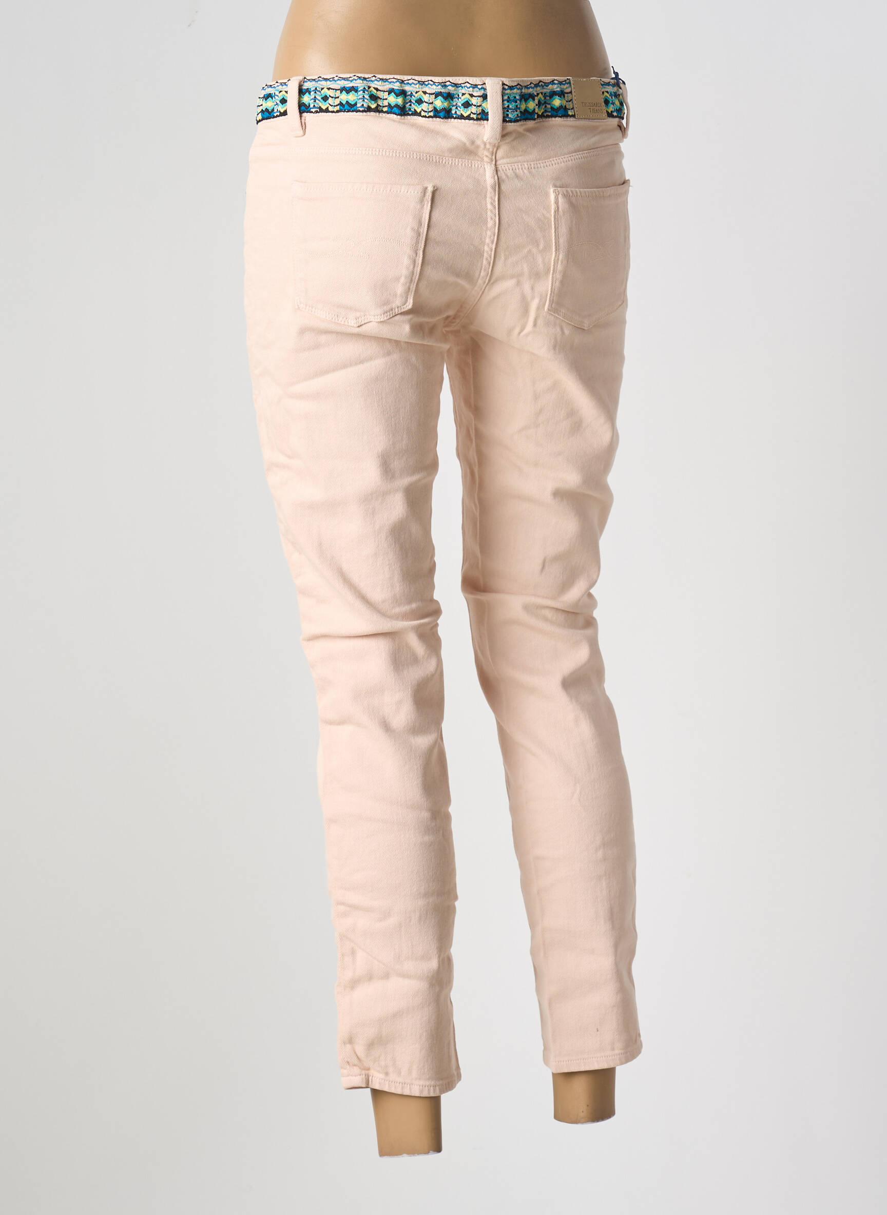 Lieknos džinsai maža dydžio maža dydžio rožinė TRUSSARDI JEANS moteris