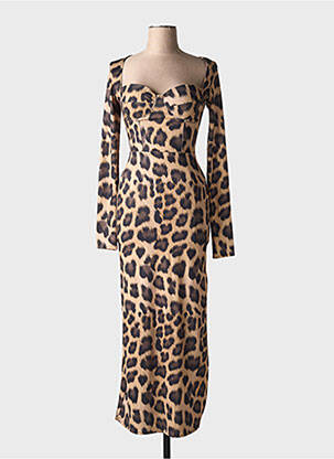 Ilga suknelė ilgos rankovės ilgos rankovės bežinis MAXMILA moteris